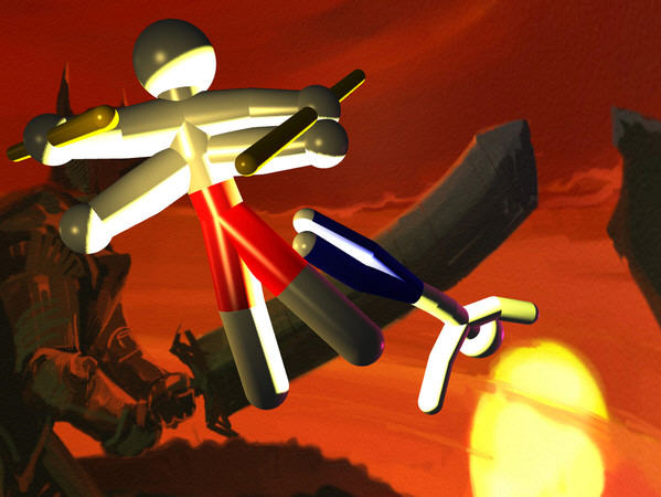 橡胶忍者下载_3D格斗小游戏_单机游戏下载基