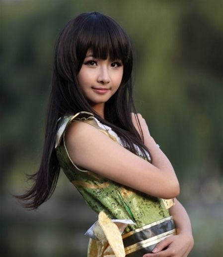 游戏史上最a图片的小乔COSPLAY图片魅力4射性感美女胸部的性感图片