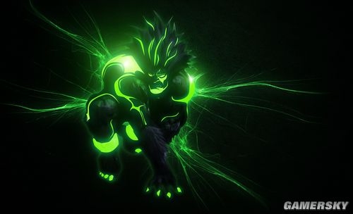 街霸与特隆结合角色荧光效果展示截图_飞翔单机游戏网