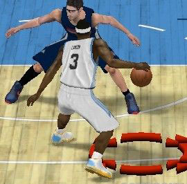 NBA 2K12运球转身技术图文讲解