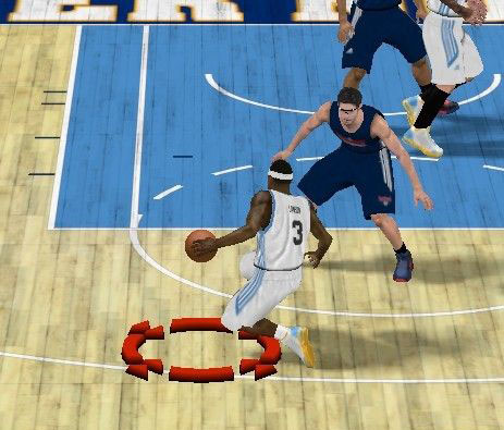 NBA 2K12运球转身技术图文讲解