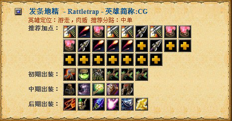 最新版dota英雄出装表加点前后对比说明