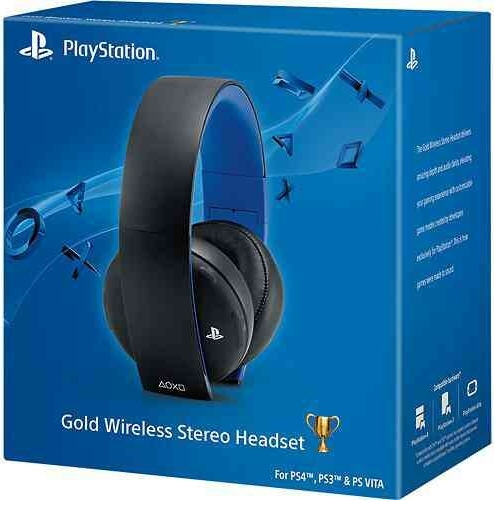 索尼PS4专用周边黄金无线立体声耳机曝光