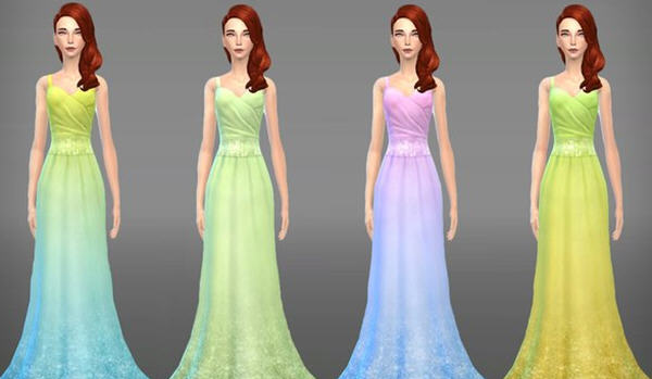 模拟人生4MOD女性派对连衣裙 下载_存档MO