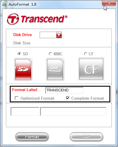 手机内存卡修复工具AutoFormatV1.8 绿色版下