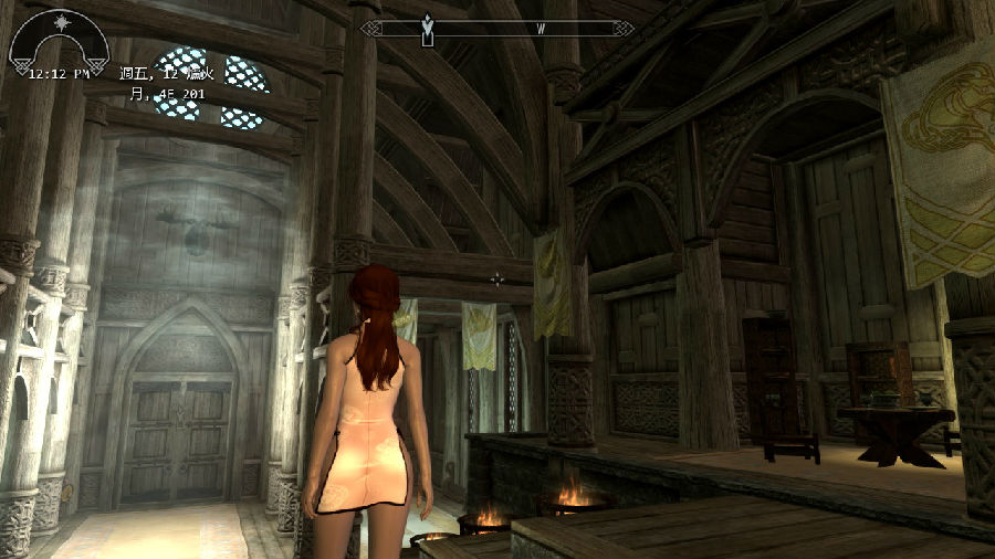 上古卷轴5旗袍BodySlide化 下载_存档MOD