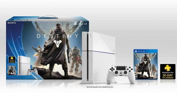 《命运》PS4白色主机套装预定开启 售价449美