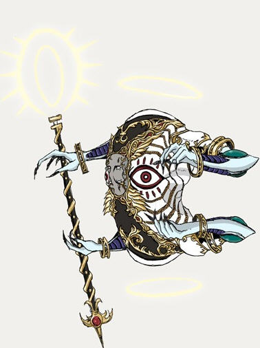 《<em>猎天使魔女</em>2》天使系敌人设计图公布_飞翔