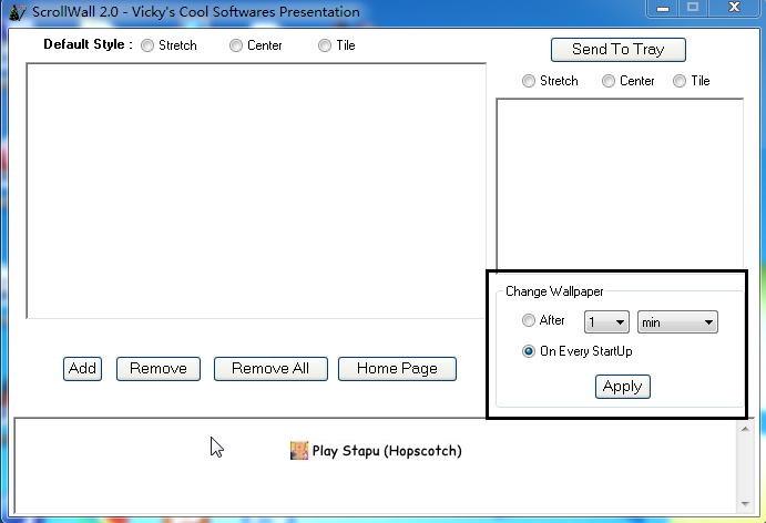 桌面壁纸自动换软件 ScrollWallv.2.0 官方版下载
