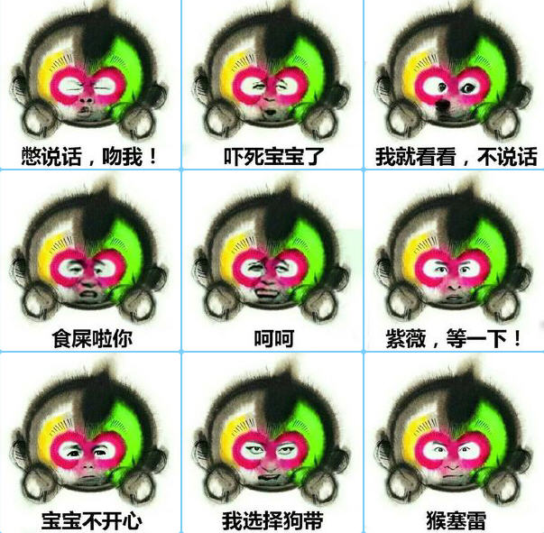 2016新年吉祥物搞笑表情|猴赛雷QQ表情包9P