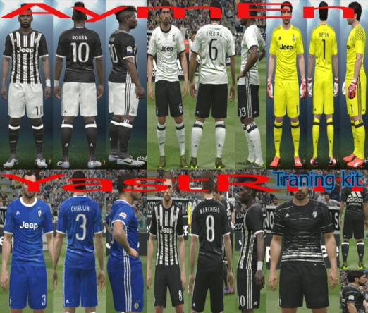 实况足球2016尤文图斯16-17新赛季球衣包 下