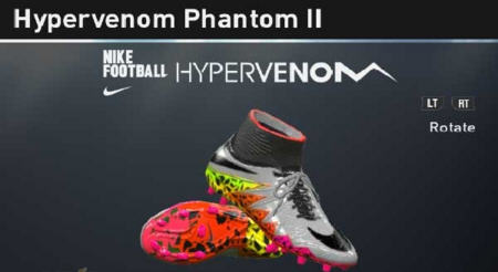 实况足球2016耐克Hypervenom2016高清球鞋补