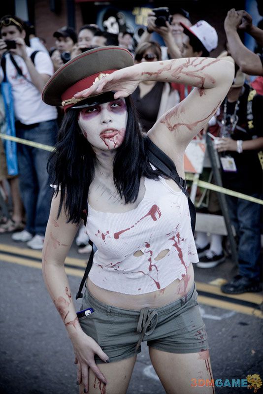 史上最逼真的僵尸cosplay盛典请慎入_飞翔单机游戏网