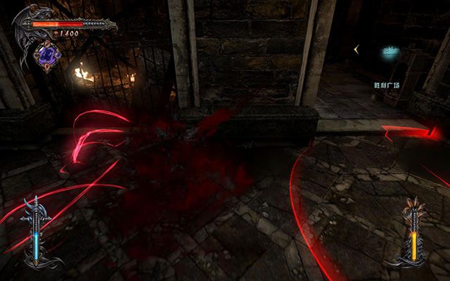 德古拉再次被引导回到了现实世界中 这次,铁门再也无法阻挡死血鬼之